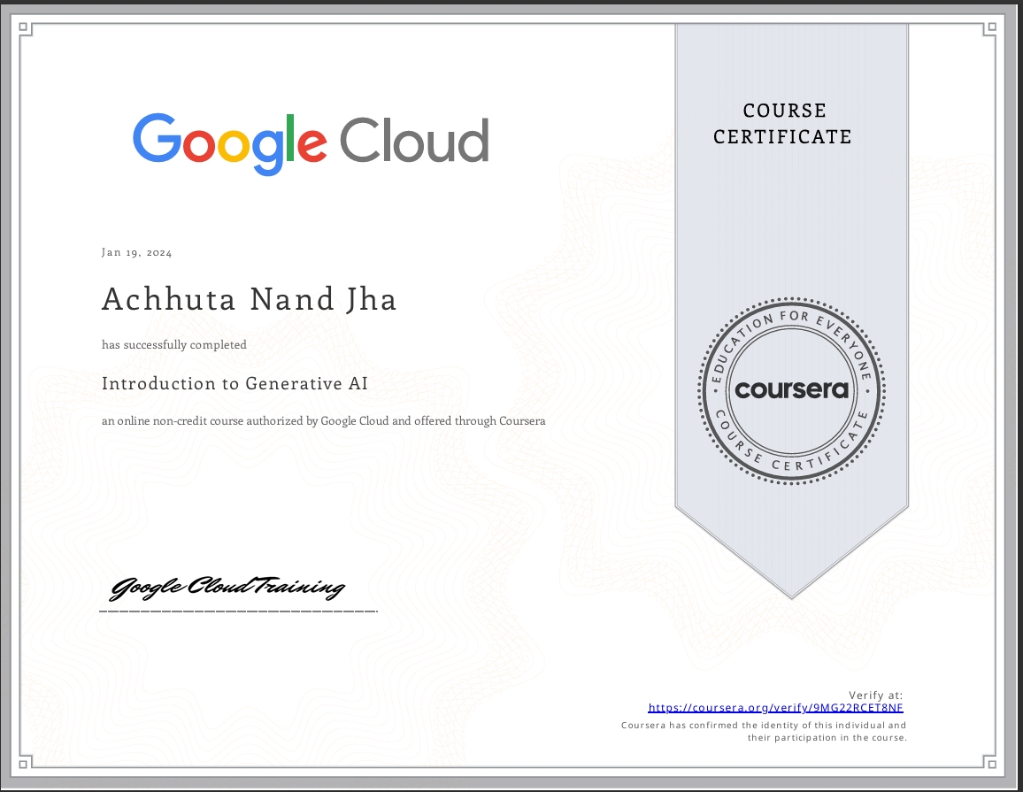 Gen AI Google
